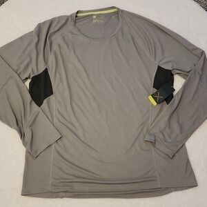 Xersion Gray Lightweight Fitted Athletic Top Mens XXL‎